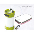 Brilhante e vermelho sinal USB Phone Charger Camping Light